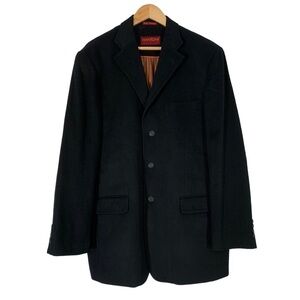 Mantoni Wool Cashmere Sports Coat Blazer Black Size 42